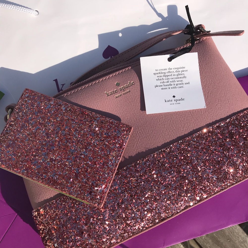 ➕ SET Kate spade Crossbody Ramey Greta Card case - Picture 3 of 8